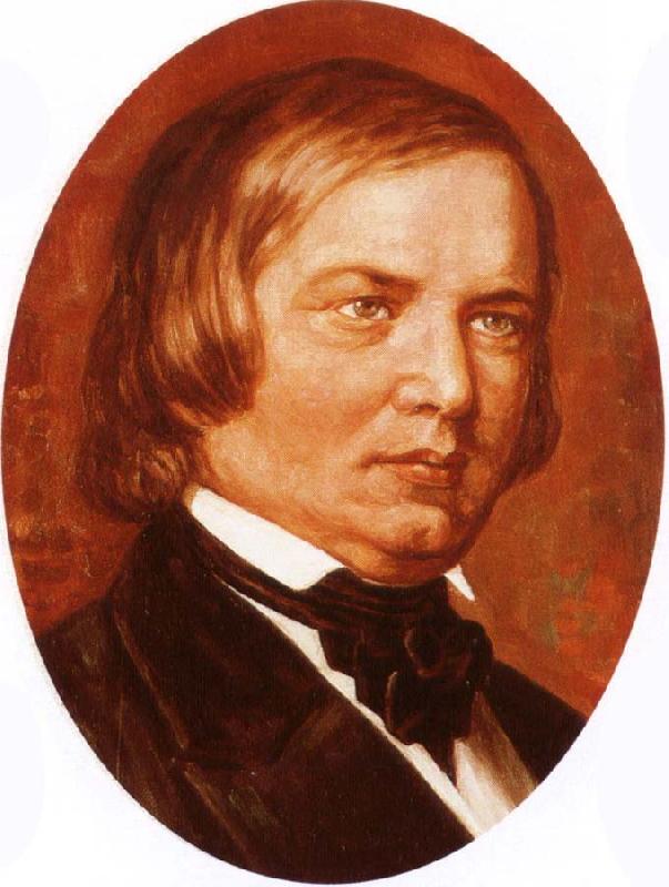 robert schumann painted by gustav zerner oil painting picture